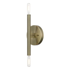 Sutherland Glas - 2 Light ADA Wall Sconce In Mid Century Modern Style-10 Inches Tall and 5.13 Inches Wide - 1269029