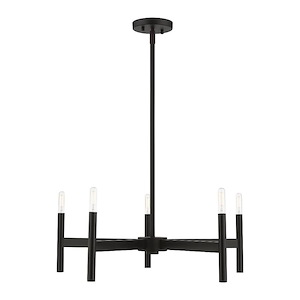 Modern Farmhouse Five Light Chandelier - 1122163