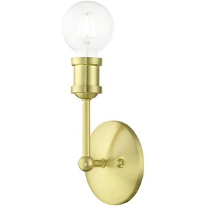 Caernarvon Woods - 1 Light ADA Bathroom Light In Transitional Style-8.5 Inches Tall and 5 Inches Wide - 1268447