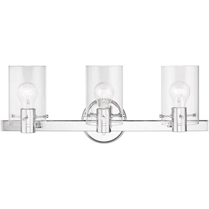 Belton Lawn - 3 Light Bathroom Light In Contemporary Style-8.5 Inches Tall and 22.5 Inches Wide - 1268573