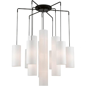 Near Lane - 15 Light Foyer Chandelier In Contemporary Style-43 Inches Tall and 44.5 Inches Wide - 1268555
