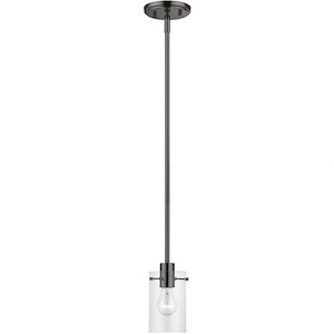 Belton Lawn - 1 Light Pendant In Contemporary Style-15.25 Inches Tall and 5 Inches Wide - 1268576