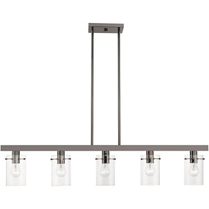Belton Lawn - 5 Light Linear Chandelier In Contemporary Style-14.5 Inches Tall and 4.5 Inches Wide - 1268467