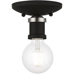 Caernarvon Woods - 1 Light Flush Mount In Transitional Style-3.38 Inches Tall and 5 Inches Wide - 1269532