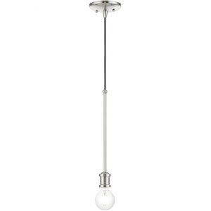 Caernarvon Woods - 1 Light Pendant In Transitional Style-21 Inches Tall and 5 Inches Wide - 1268776