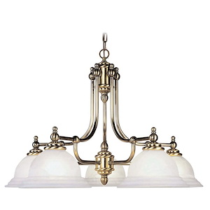 Traditional Five Light Chandelier - 1120880