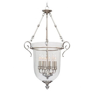 Ellison Coppice - 6 Light Chain Lantern in Traditional Style - 20 Inches wide by 33 Inches high - 1269225
