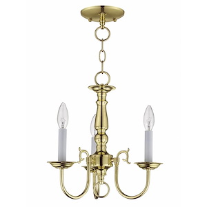 Traditional Three Light Chandelier - 1120900