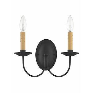 Oakland Cliff - 2 Light Wall Sconce in Farmhouse Style - 12.25 Inches wide by 11.5 Inches high - 1269516