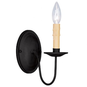 Oakland Cliff - 1 Light Wall Sconce in Farmhouse Style - 4.25 Inches wide by 11.25 Inches high - 1269226