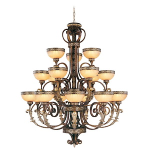 Westbrook Bridge - 18 Light Chandelier in French Country Style - 44 Inches wide by 53.25 Inches high - 1269300