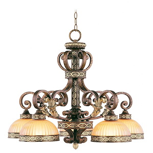 Westbrook Bridge - 5 Light Chandelier in French Country Style - 27.75 Inches wide by 22.75 Inches high - 1269266