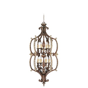 Westbrook Bridge - 12 Light Foyer in French Country Style - 28 Inches wide by 63 Inches high - 1269390