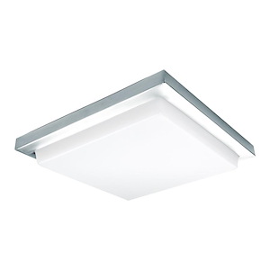 Kirkham Mill - 18 Inch 40W 1 LED Square Flush Mount - 1392134