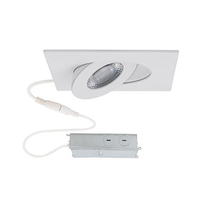 Brisbane Poplars-6W 1 LED Square Adjustable Recessed Kit in Functional Style-3.5 Inches Wide by 1.63 Inches High - 1392055