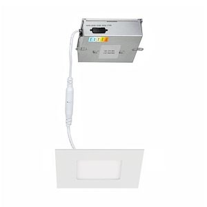 Brisbane Poplars - 8W 1 LED Square Recessed Kit-1 Inch Tall and 5 Inch Wide - 1392085