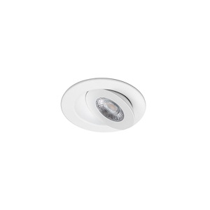 Brisbane Poplars - 9W 1 LED Fire Rated Round Adjustable Recessed Kit-1.18 Inch Tall and 4.73 Inch Wide - 1392089