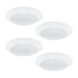 Parsons Sidings - 15W 1 LED Flush Mount (Pack of 4)-1.25 Inch Tall and 7.5 Inch Wide - 1392114