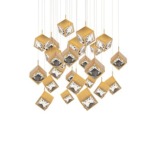 Rosslyn Hey - 180W 25 LED 4-CCT Pendant-8 Inches Tall and 31.75 Inches Wide - 1392315