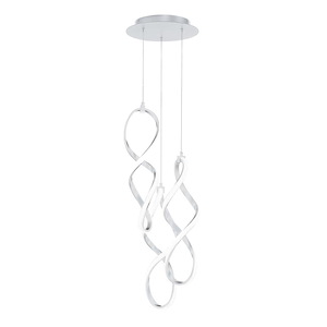Anne Paddock - 64W 3 LED 4-CCT Pendant-20.5 Inches Tall and 11.75 Inches Wide - 1392335