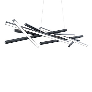 Britannia Lawn - 43.56W 8 LED Linear Pendant-11 Inch Tall and 14 Inch Wide - 1392429