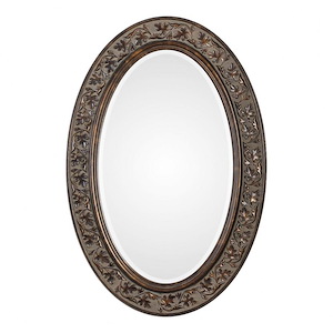 Oval Mirror-34 Inches Tall and 23 Inches Wide - 1326294