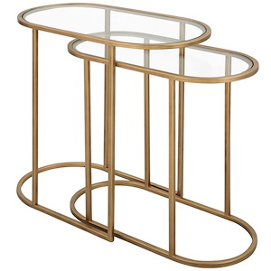 Nesting Table (Set of 2)-22 Inches Tall and 24 Inches Wide - 1326309