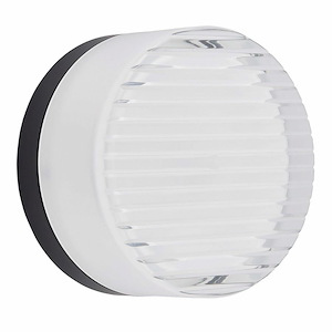 Liknd Path 15W 1 LED Ribbed Glass Wall Sconce - 1415495