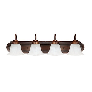 4 Light Traditional Bath Vanity - in Traditional style - 30 high by 7.75 wide - 1368688