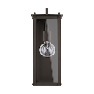 Broughton Poplars - 15 Inch 1 Light Outdoor Wall Mount - in Urban/Industrial style - 6 high by 15 wide Rain or Shine made for Coastal Environments - 1369466