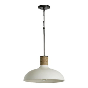 17.5 Inch 1 Light Pendant - in Urban/Industrial style - 17.5 high by 11.5 wide - 1318825
