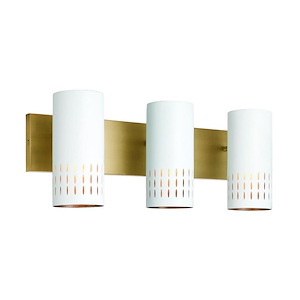 Tintern Way - 3 Light Bath Vanity In Art Deco Style-9.5 Inches Tall and 24 Inches Wide - 1369158
