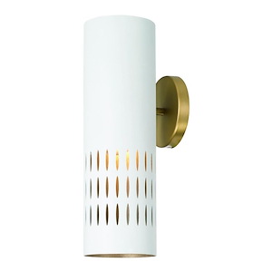 Tintern Way - 1 Light Wall Sconce In Art Deco Style-16 Inches Tall and 5 Inches Wide - 1369436