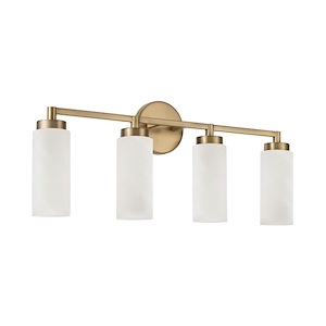 Ashbrook Grove - 4 Light Bath Vanity In Minimalistic Style-11.5 Inches Tall and 27.5 Inches Wide - 1369394