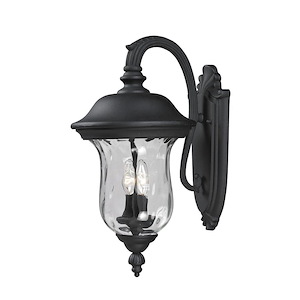 Green Woodlands - 2 Light Outdoor Wall Mount in Gothic Style - 10 Inches Wide by 19.5 Inches High - 1260004