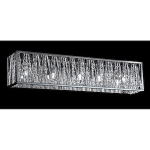 New Fold - 5 Light Vanity Light in Metropolitan Style - 26.75 Inches Wide by 5.5 Inches High - 1262184