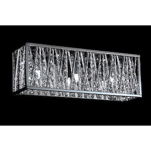 New Fold - 3 Light Vanity Light in Metropolitan Style - 16.25 Inches Wide by 5.5 Inches High - 1256933