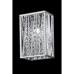 New Fold - 1 Light Wall Sconce in Metropolitan Style - 6 Inches Wide by 9.25 Inches High - 1261866