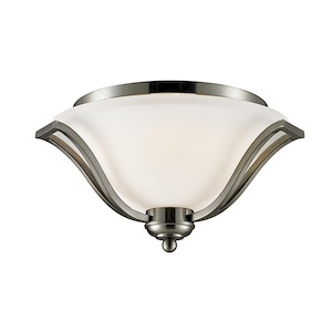 Summer Beeches - 3 Light Flush Mount in Spanish Style - 18.5 Inches Wide by 10.25 Inches High - 1261555