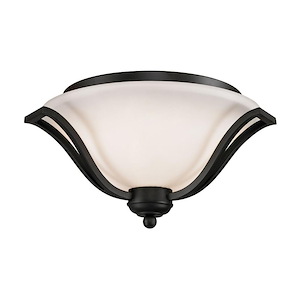 Summer Beeches - 3 Light Flush Mount in Spanish Style - 18.5 Inches Wide by 10.25 Inches High - 1262861