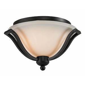 Summer Beeches - 2 Light Flush Mount in Spanish Style - 15 Inches Wide by 9 Inches High - 1260829