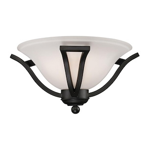 Summer Beeches - 1 Light Wall Sconce in Spanish Style - 15 Inches Wide by 7 Inches High - 1260790
