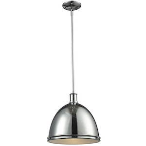 Bowden Hall - 1 Light Pendant in Utilitarian Style - 13 Inches Wide by 12.9 Inches High - 1261250