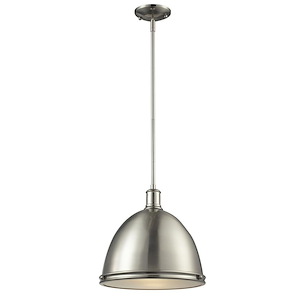 Bowden Hall - 1 Light Pendant in Utilitarian Style - 13 Inches Wide by 12.9 Inches High - 1261452