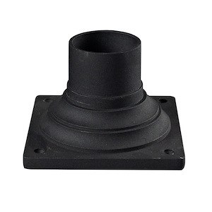Leopold Ridgeway - Outdoor Pier Mount In Coastal Style-4 Inches Tall and 6 Inches Wide - 1259038