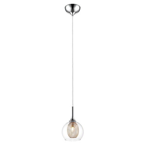 Sicey Avenue - 1 Light Mini Pendant in Seaside Style - 6 Inches Wide by 8 Inches High - 1258135