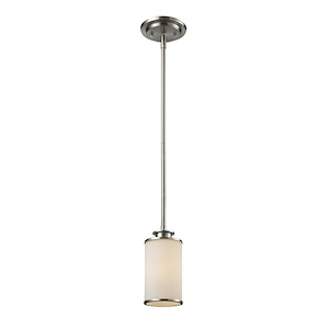 Walton Farm - 1 Light Mini Pendant in Art Moderne Style - 4.5 Inches Wide by 8 Inches High - 1262264