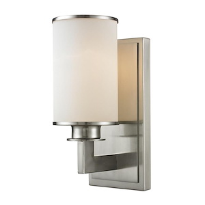 Walton Farm - 1 Light Wall Sconce in Art Moderne Style - 4.5 Inches Wide by 10.25 Inches High - 1257711