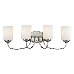 Penn Gate - 4 Light Vanity Light in Fusion Style - 27 Inches Wide by 9.25 Inches High - 1262298