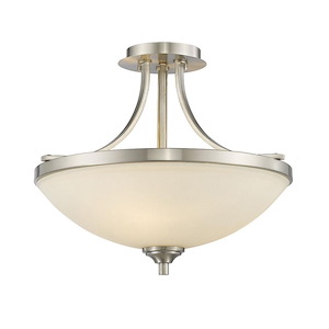 Hardman Boulevard - 3 Light Semi-Flush Mount in Metropolitan Style - 17.13 Inches Wide by 13.25 Inches High - 1260822